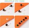 160pcs Colorful Resin Safety Eyes for Amigurumi with Washers – 10/12/16/18mm for Crochet Dolls, Plush Toys, DIY Crafts, and Halloween Decorations